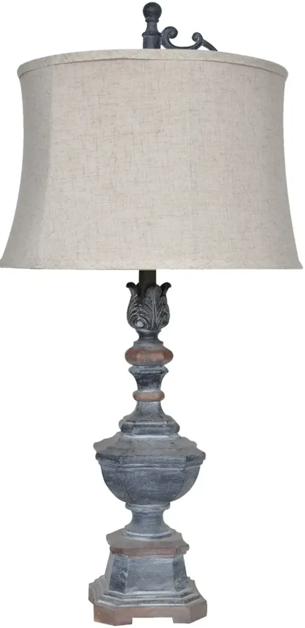 Crestview Collection Weather Vane Antique Iron Table Lamp