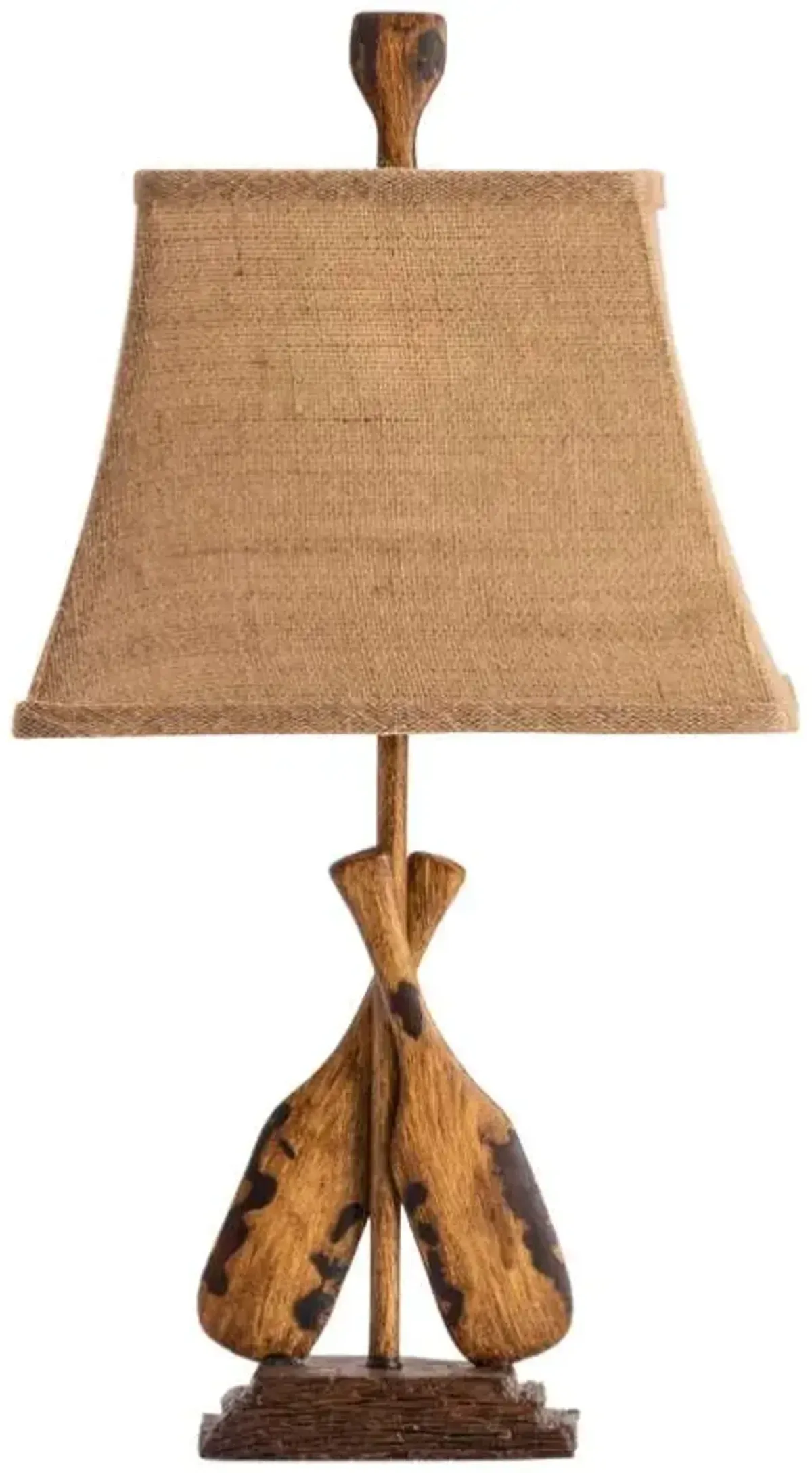 Crestview Collection Oar Resin Old Oar Accent Lamp