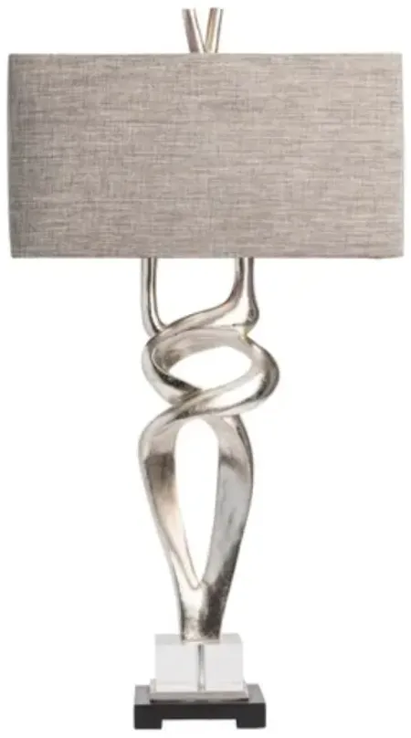 Crestview Collection Coventry Silver Table Lamp