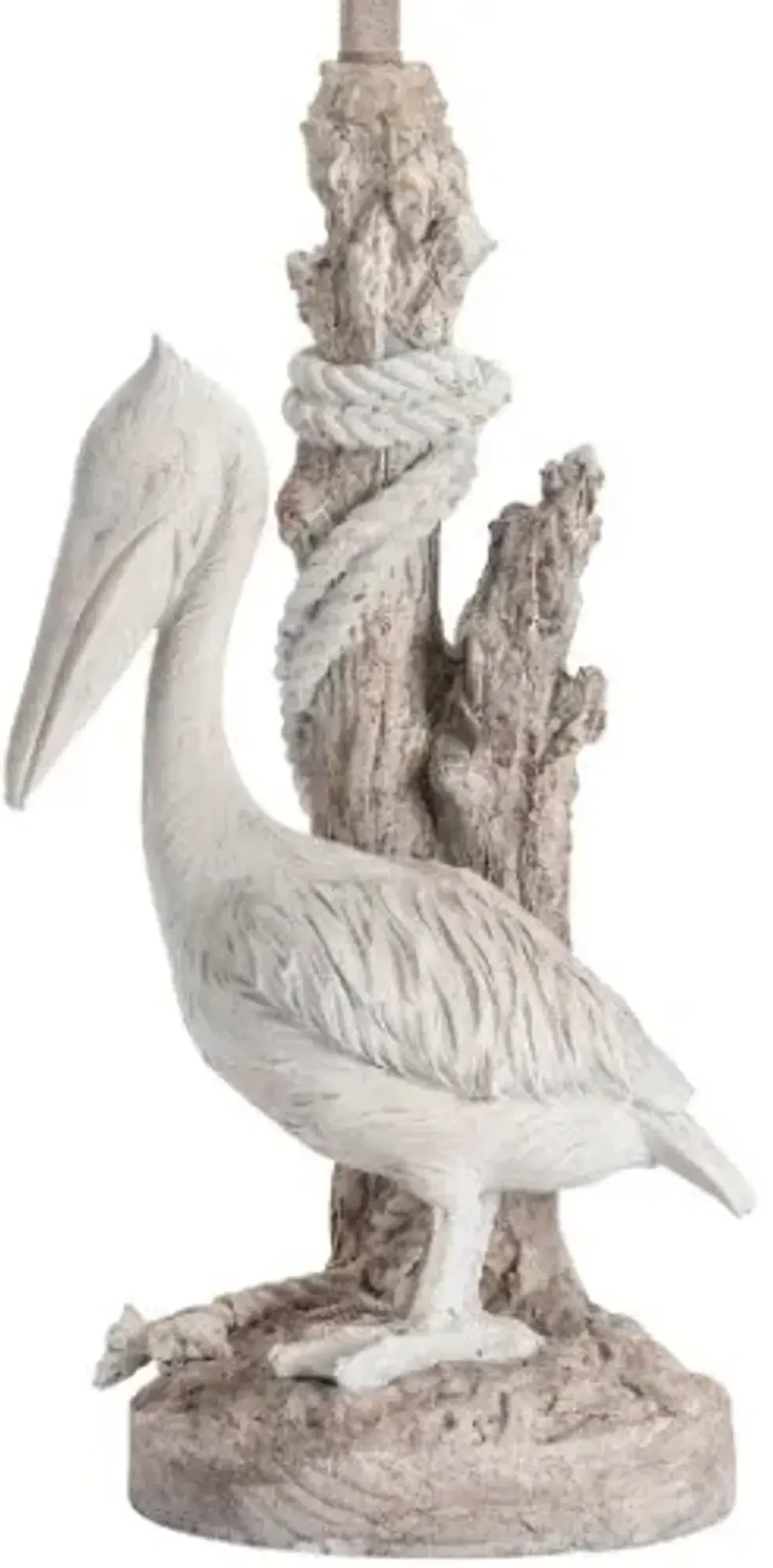 Crestview Collection Pelican Sand Stone/White Washed Table Lamp