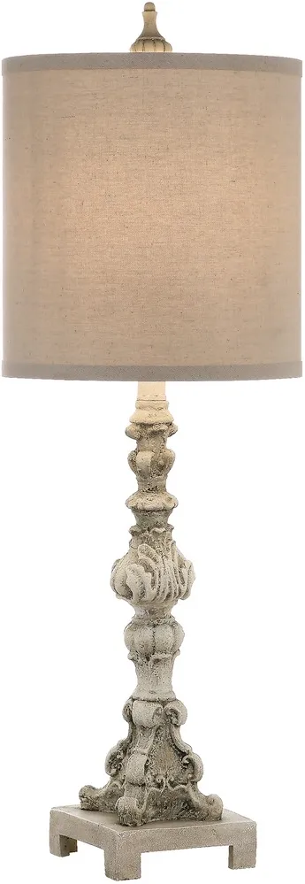 Crestview Collection Turner Grey Wash Table Lamp