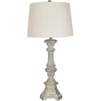 Crestview Collection Sofe Stone Grey Table Lamp