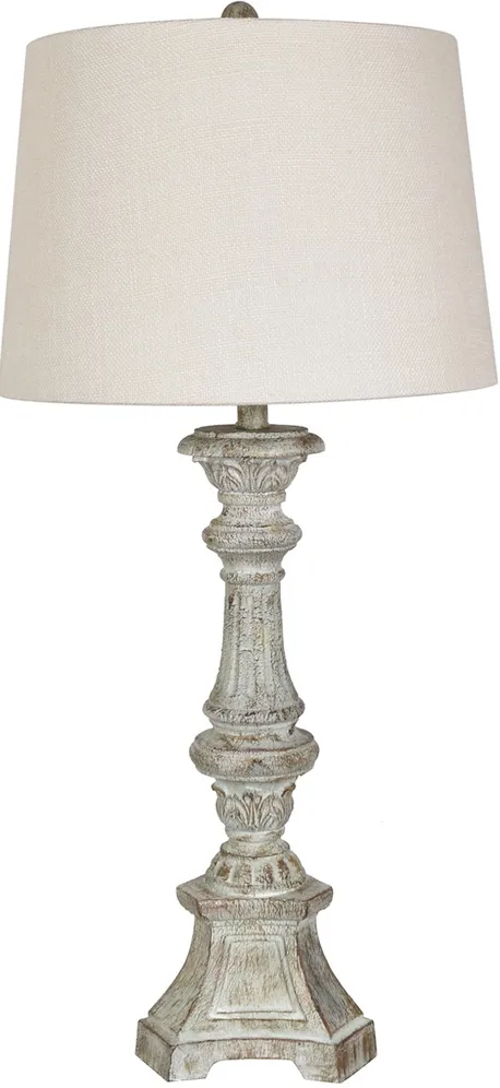 Crestview Collection Sofe Stone Grey Table Lamp