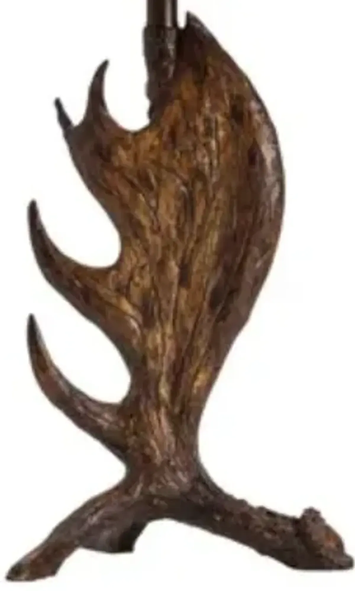 Crestview Collection Moose Shed Resin Brown Table Lamp
