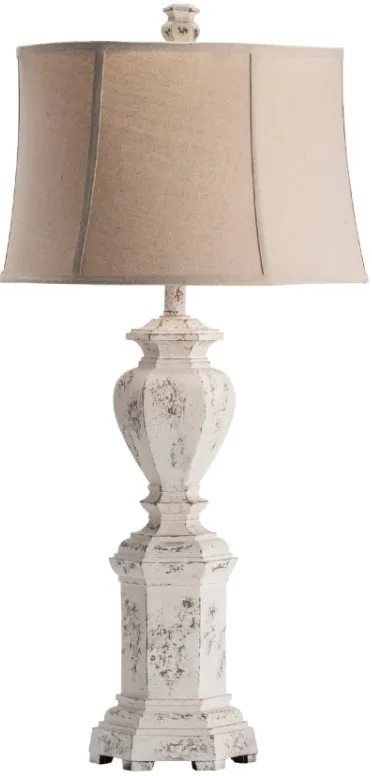 Crestview Collection Stanton Beige/White Wash Table Lamp