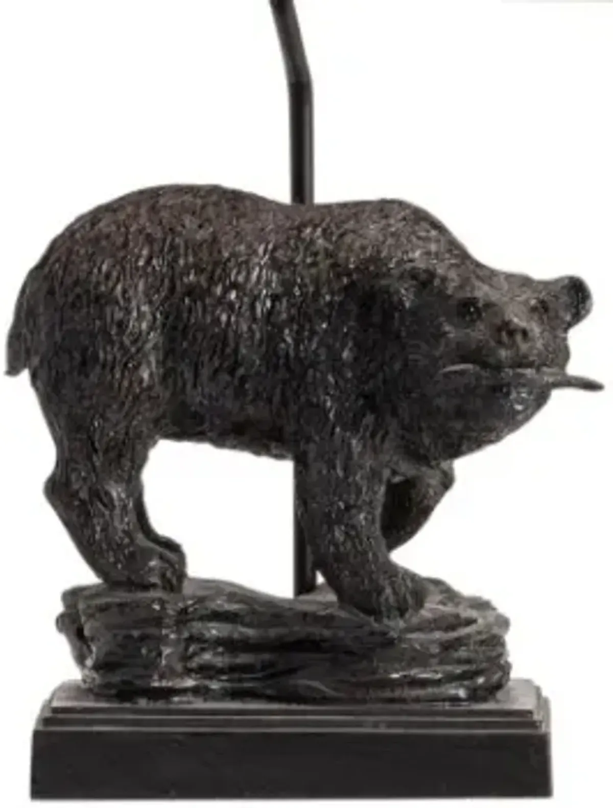 Crestview Collection Fishing Bear Bronze/Light Brown Table Lamp