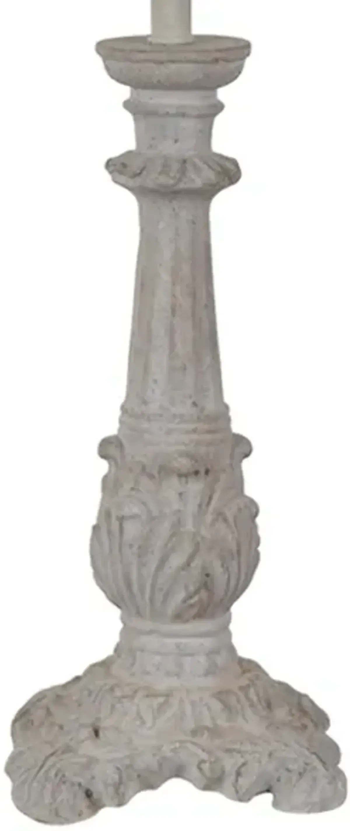 Crestview Collection Bayley Sand Stone Buffet Lamp