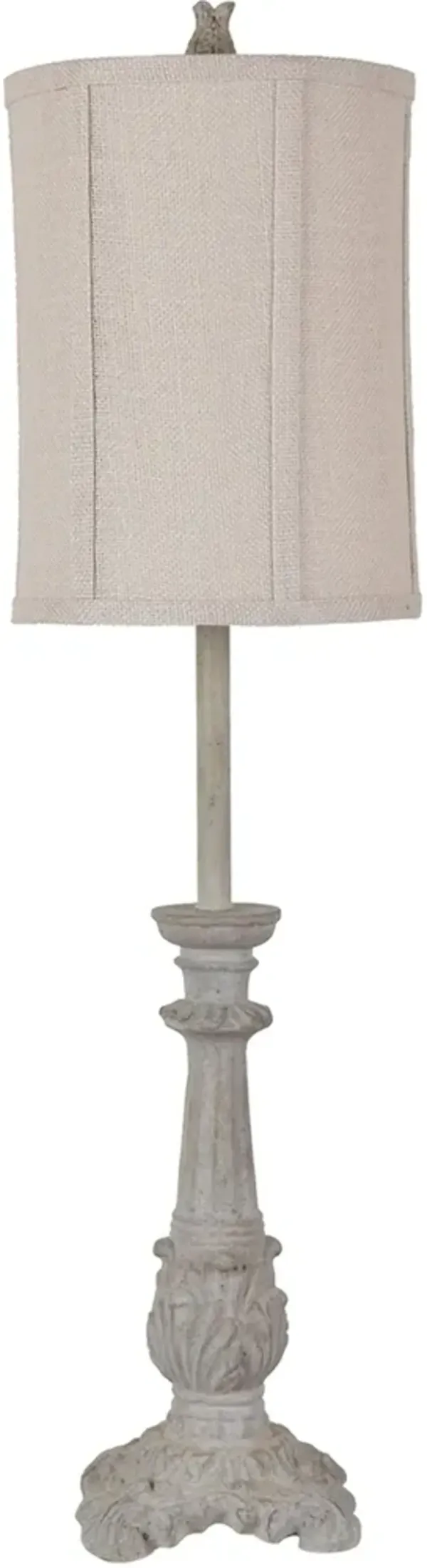 Crestview Collection Bayley Sand Stone Buffet Lamp
