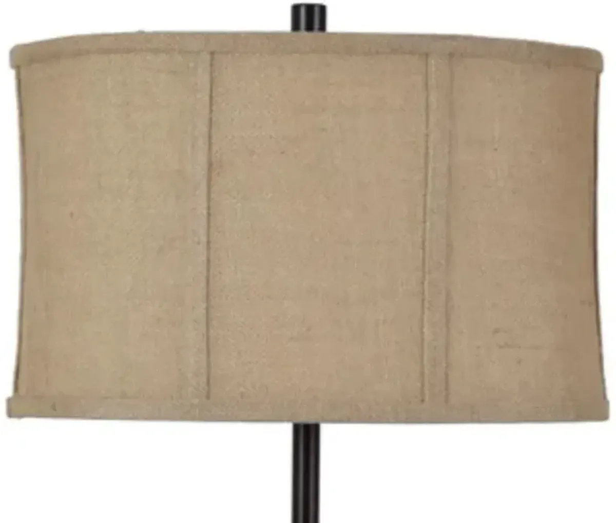 Crestview Collection Sun River Beige/Dark Brown Table Lamp