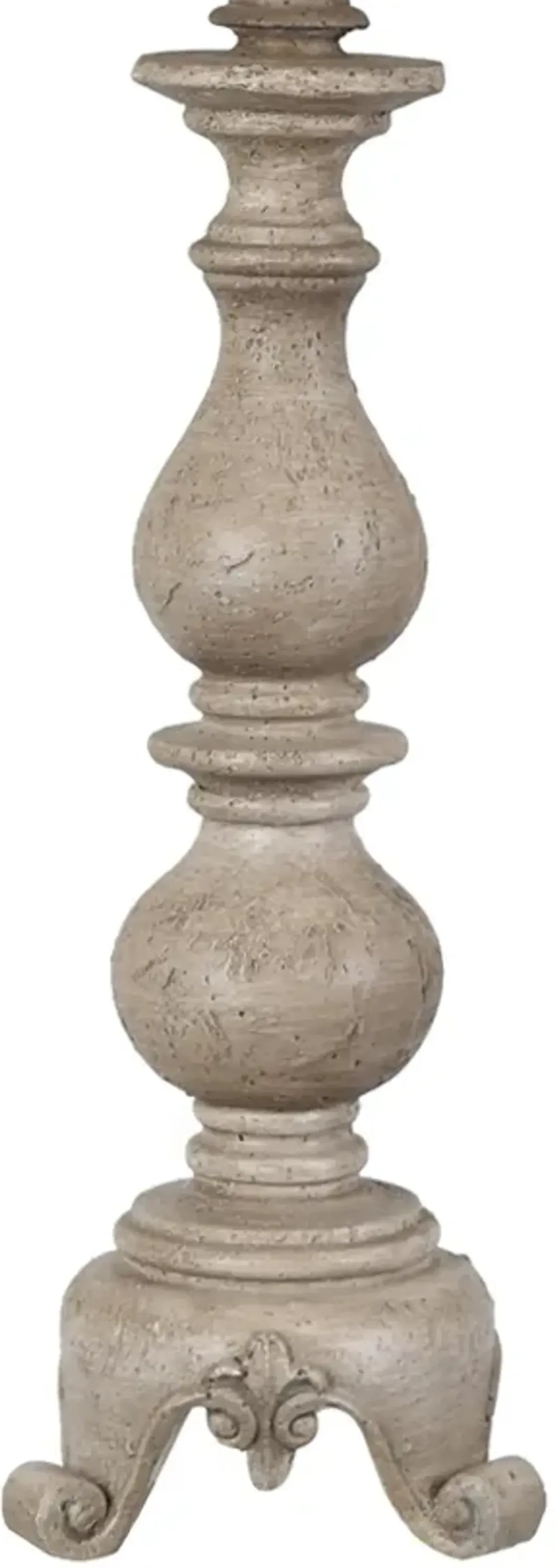Crestview Collection Marissa Cream Stone Table Lamp