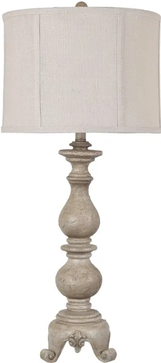Crestview Collection Marissa Cream Stone Table Lamp