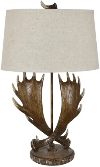 Crestview Collection Moose Run Brown Table Lamp