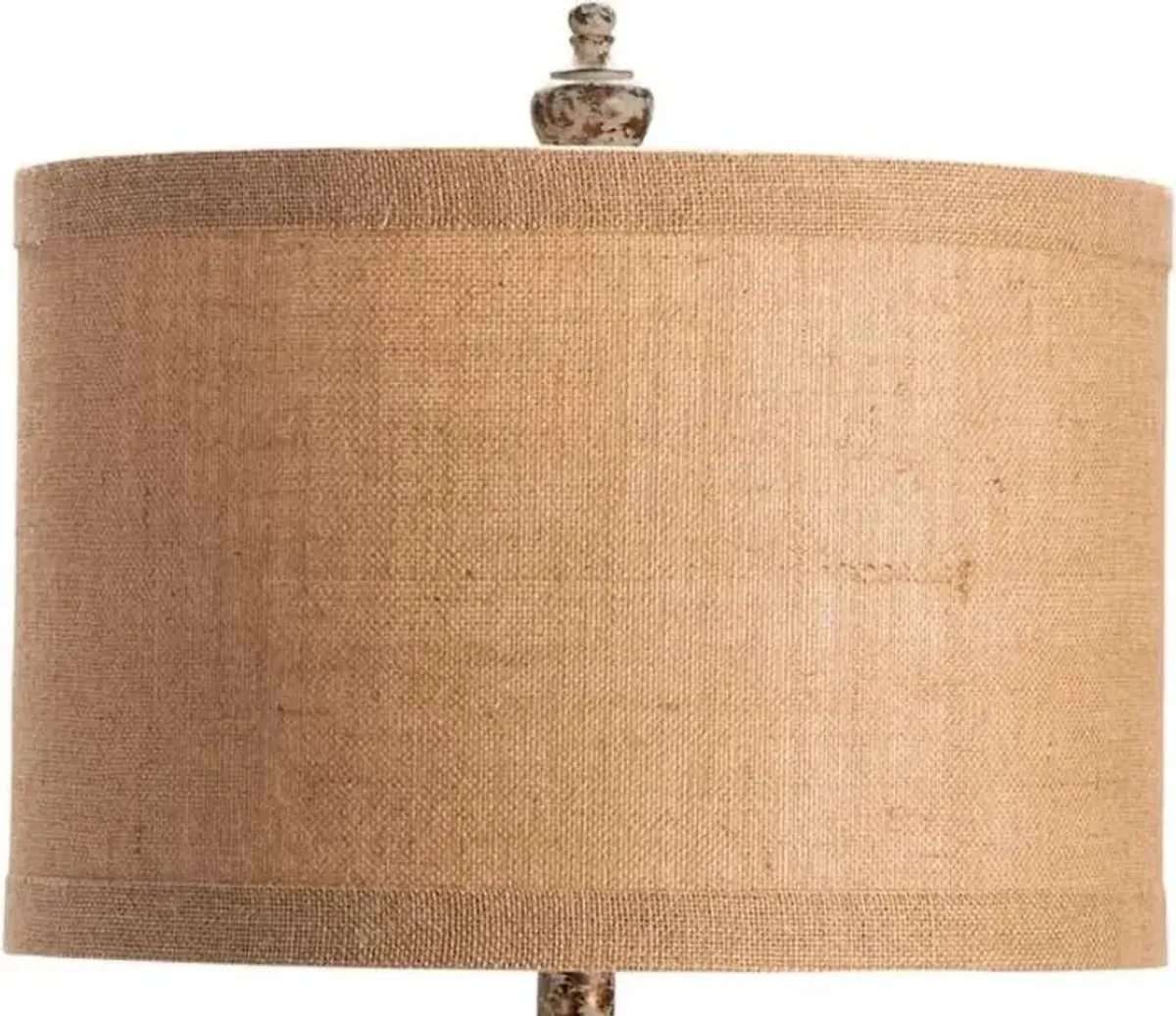 Crestview Collection Brunello Stone Washed Bronze Table Lamp