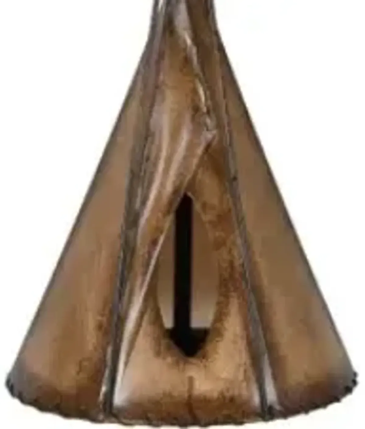 Crestview Collection Teepee Brown Table Lamp