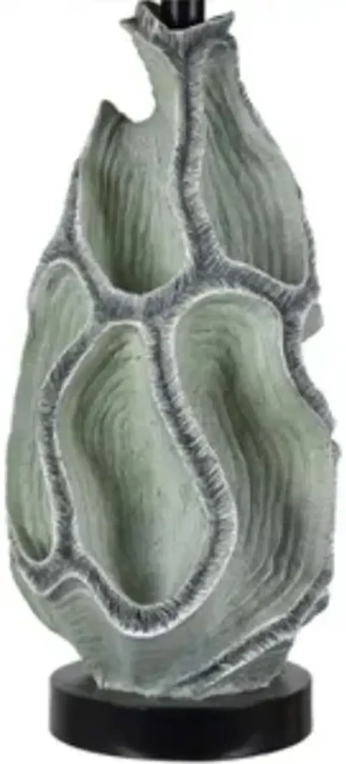 Crestview Collection Coral Reef Gray/Off-White Table Lamp