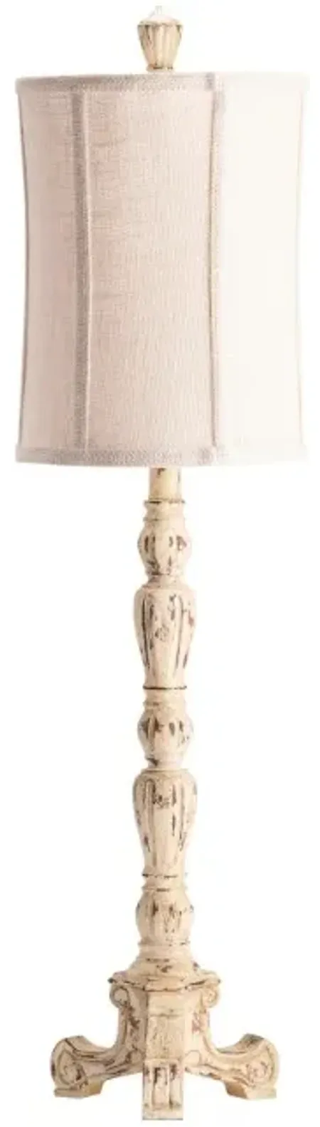 Crestview Collection Roche Beige/Off-White Table Lamp