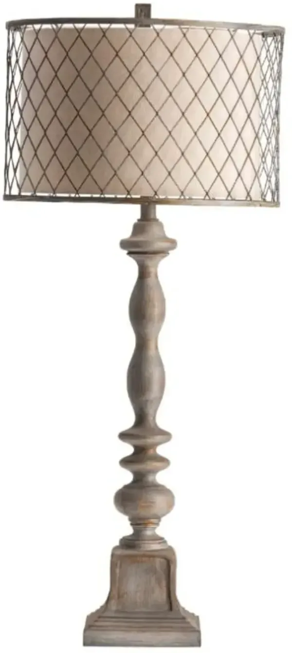 Crestview Collection Rivoire Rusted Stone Table Lamp