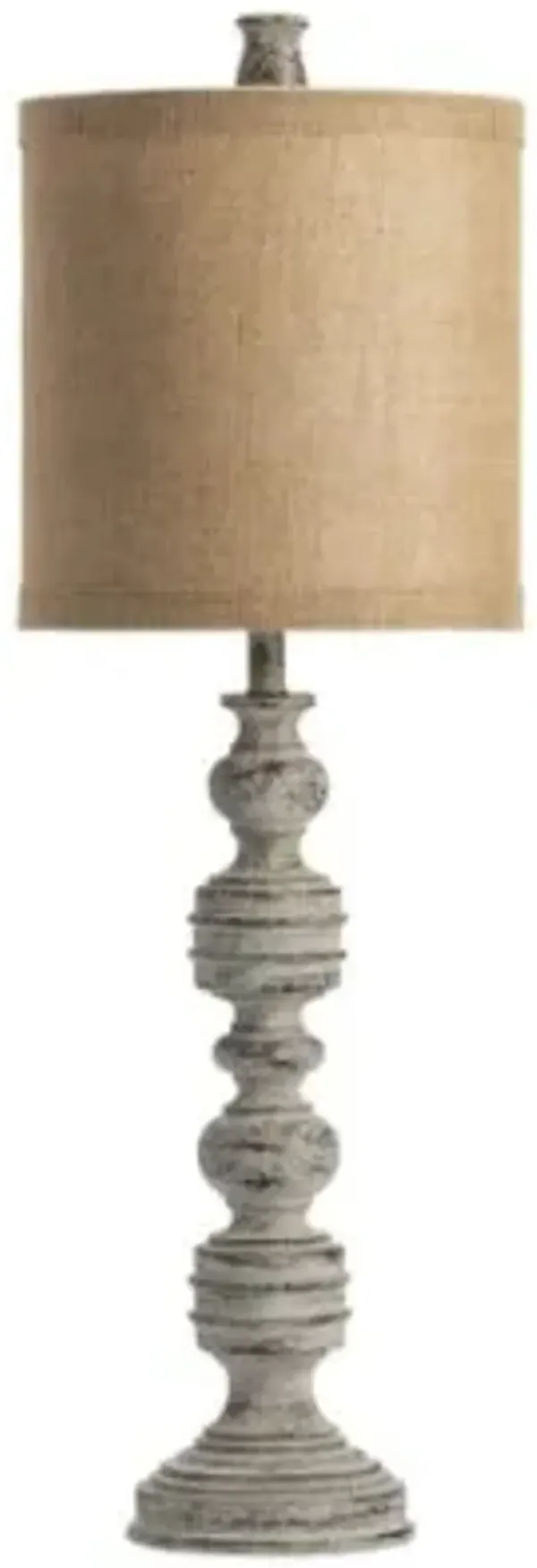 Crestview Collection Brunello Stone Washed Bronze Buffet Lamp