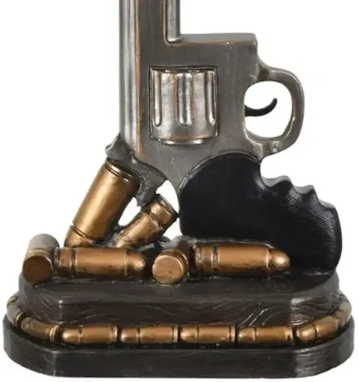 Crestview Collection Quick Draw Brass/Bronze/Natural Table Lamp