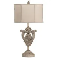 Crestview Collection Floris Beige Table Lamp