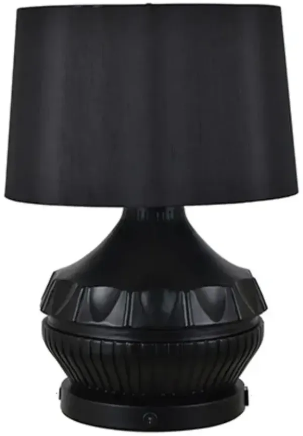 Crestview Collection Victoria Black Table Lamp