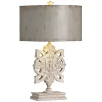 Crestview Collection Suffolk White Table Lamp