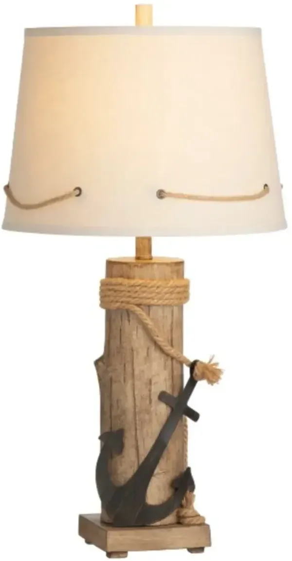 Crestview Collection Ship to Shore Brown Table Lamp