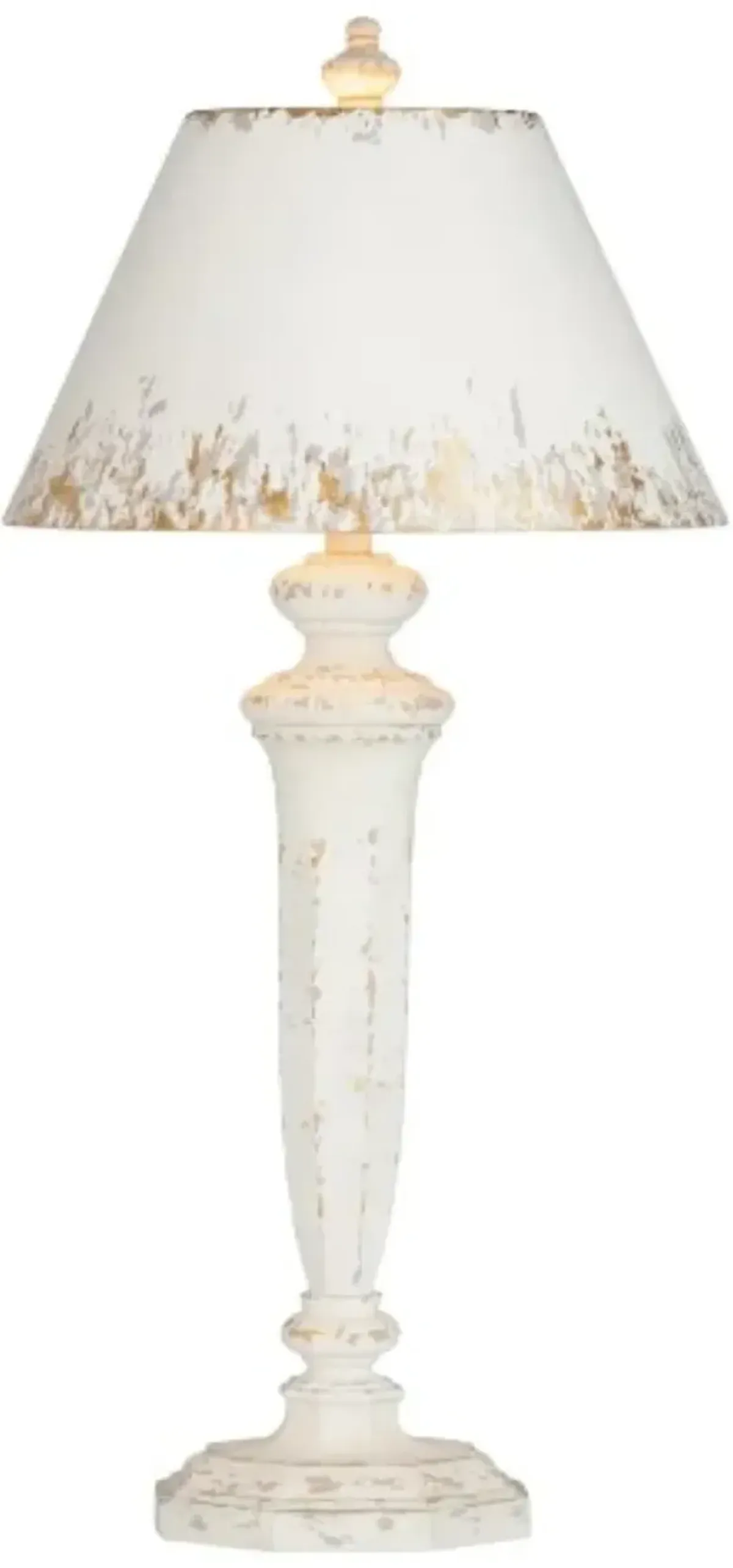 Crestview Collection Normandy White Buffet Lamp