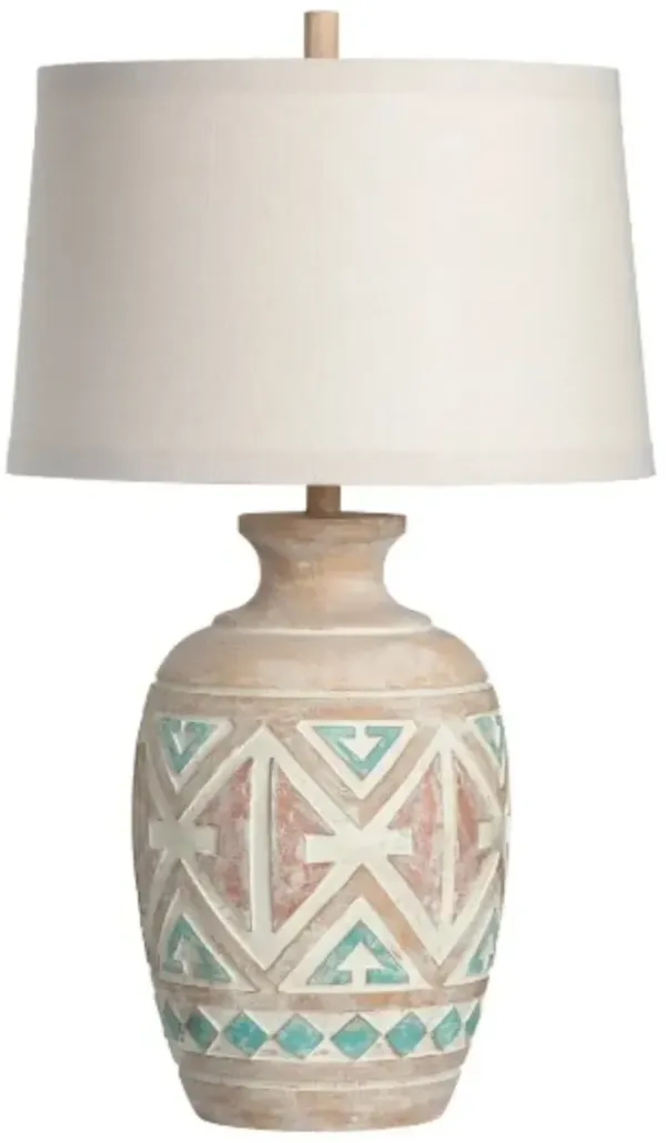 Crestview Collection Santa Fe Beige Table Lamp