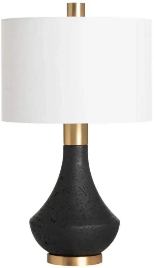 Crestview Collection Ryder Black/Gold Table Lamp