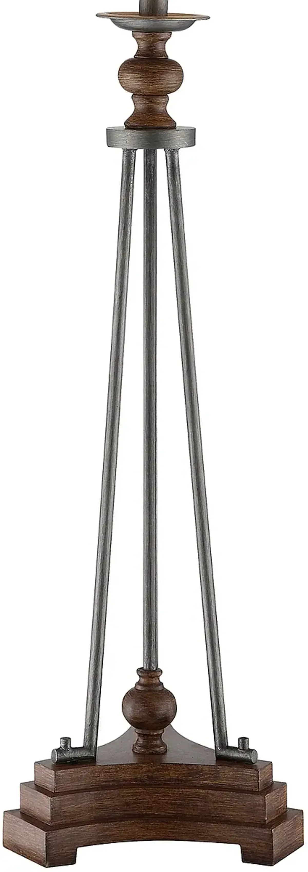 Crestview Collection Kenwood Dark Brown/Iron Table Lamp