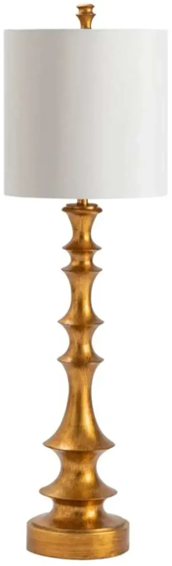 Crestview Collection Langston Gold Leaf Table Lamp