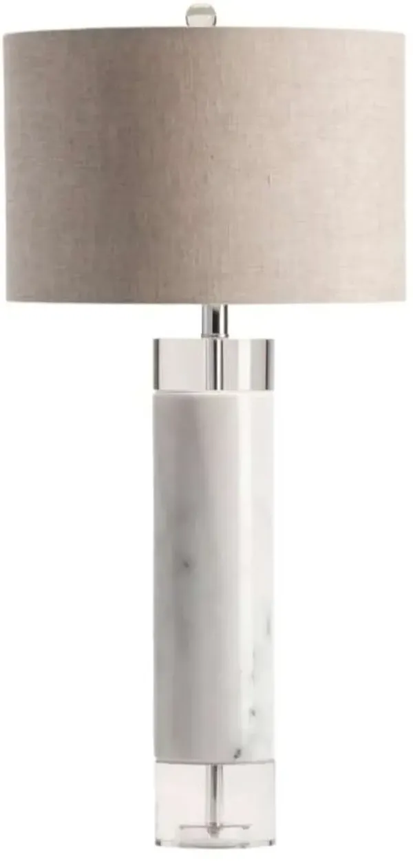 Crestview Collection Sheffield White Table Lamp