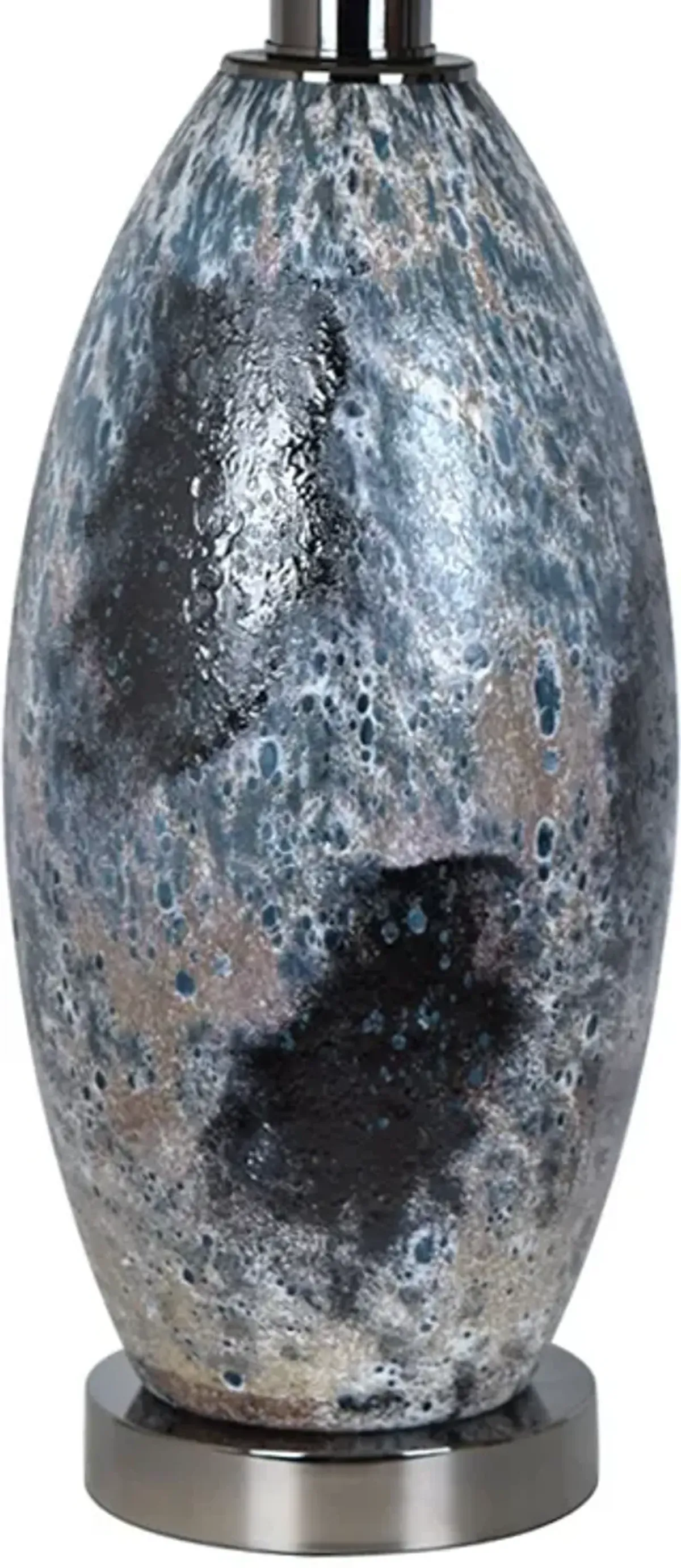 Crestview Collection Logan Black Chrome Table Lamp