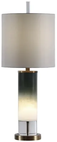 Crestview Collection Wyatt Brown Glazy Table Lamp