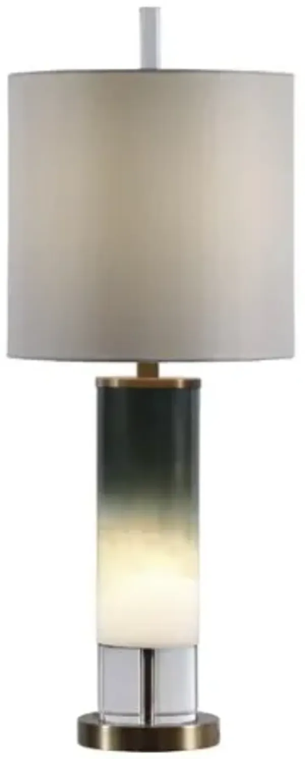 Crestview Collection Wyatt Brown Glazy Table Lamp