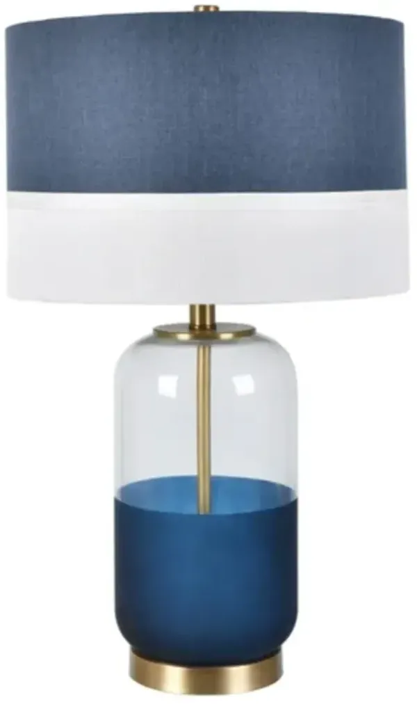 Crestview Collection Nautica Gold/Navy Table Lamp