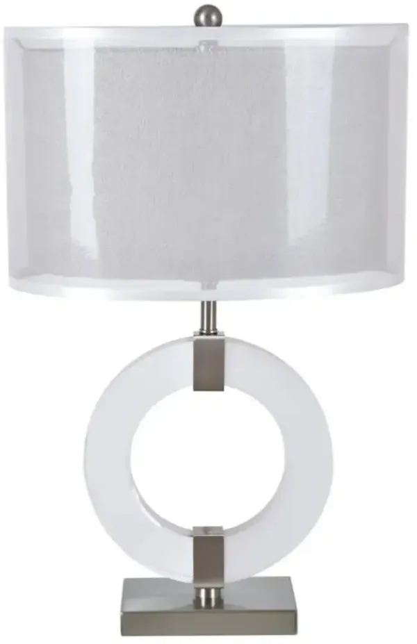 Crestview Collection Astrid Frosted Table Lamp