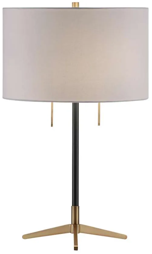 Crestview Collection Veda Gunmetal Table Lamp