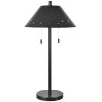 Crestview Collection Tribeca Twin Black Table Lamp