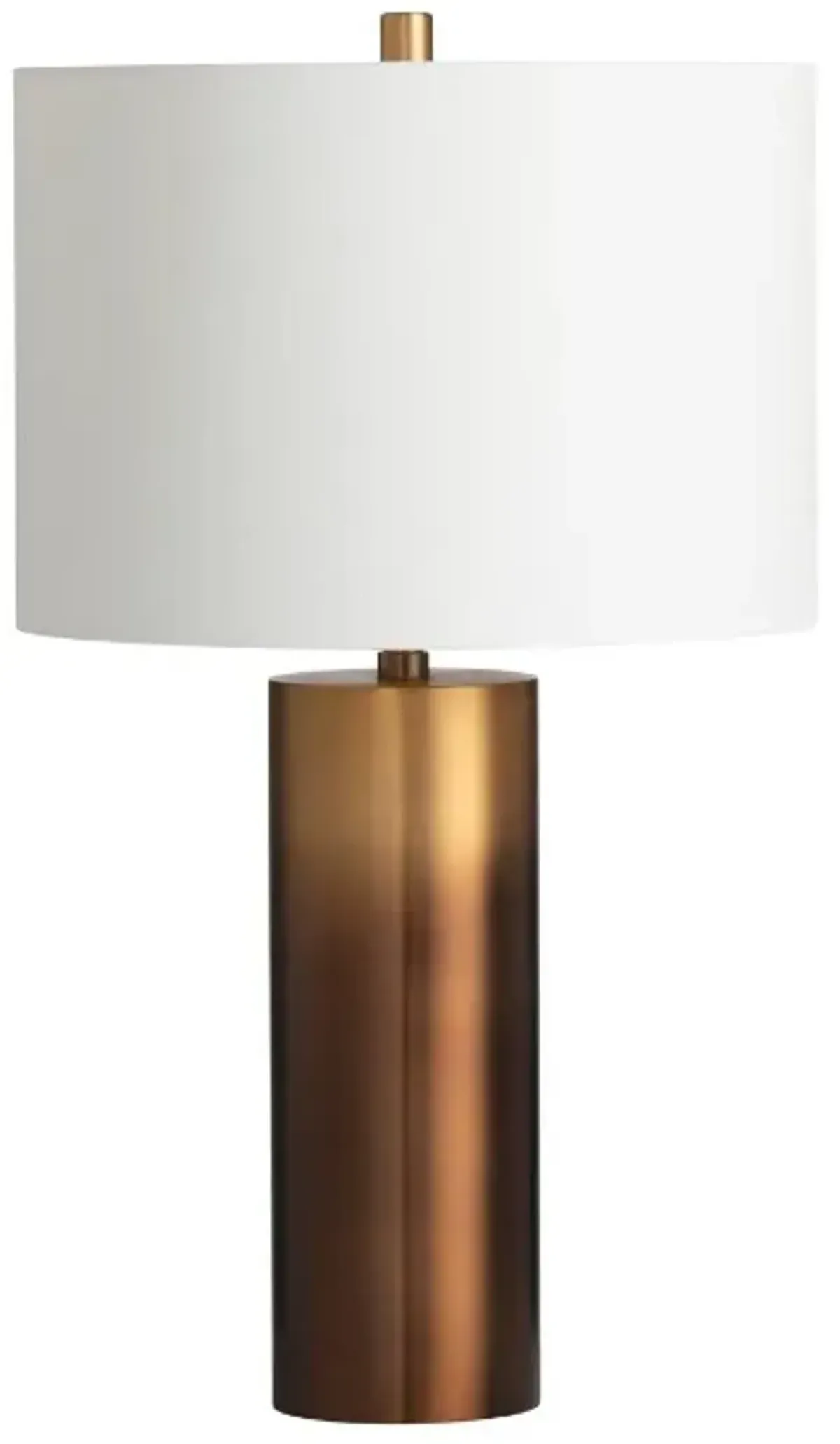 Crestview Collection Elegant Bronze Cylinder Table Lamp