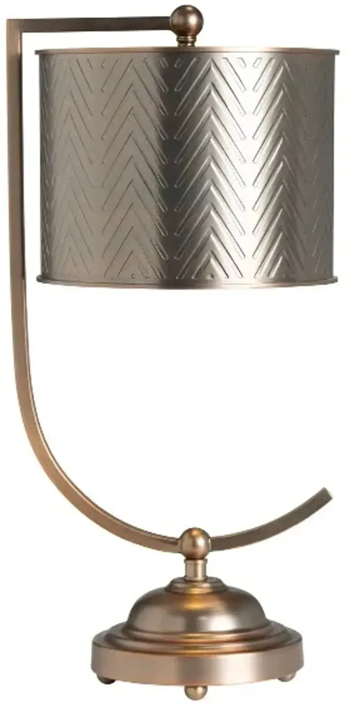 Crestview Collection Clubmaster Silver Unique Task Lamp