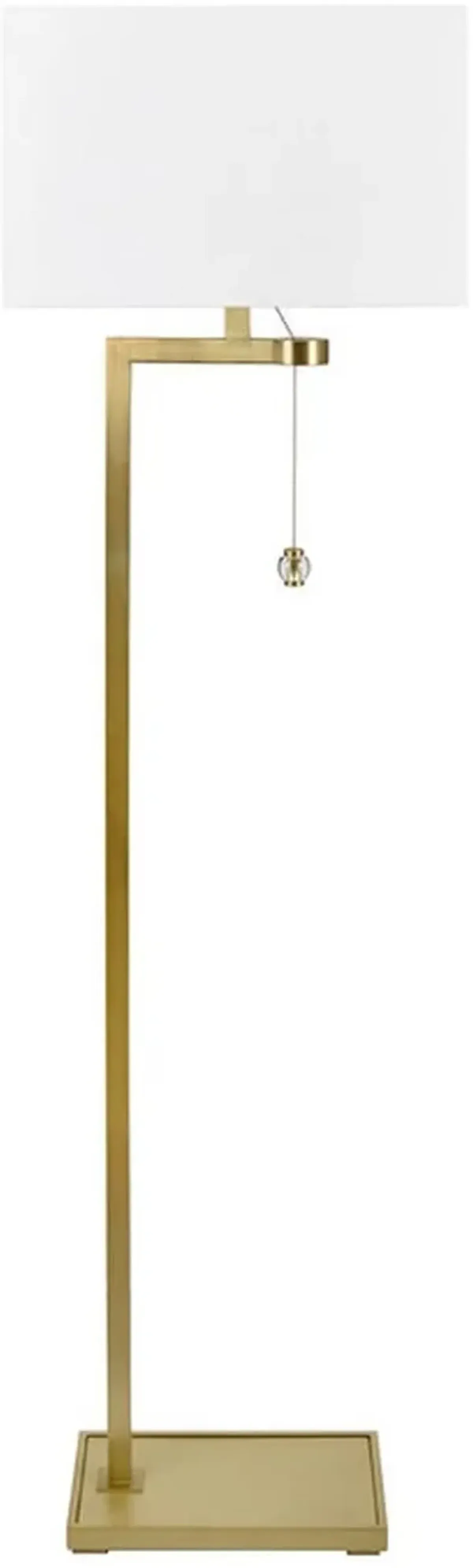 Crestview Collection Forbes Gold Floor Lamp