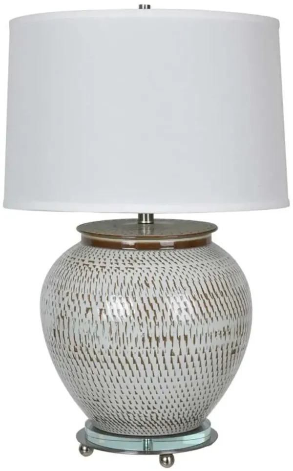 Crestview Collection Lise White Table Lamp
