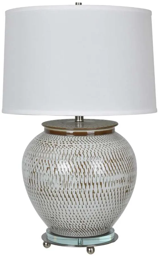 Crestview Collection Lise White Table Lamp