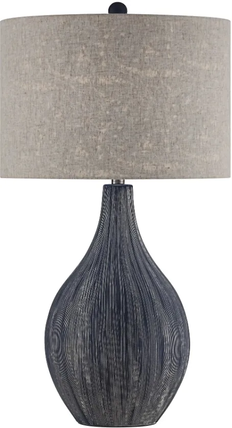 Crestview Collection Dillon Dark Blue/Gray Table Lamp