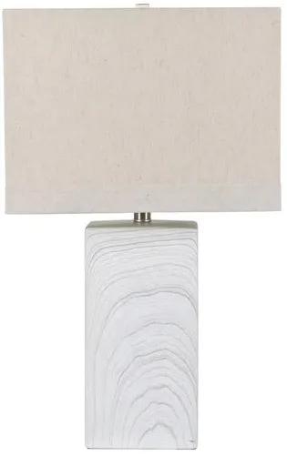 Crestview Collection Kirby White Table Lamp
