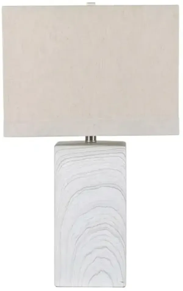 Crestview Collection Kirby White Table Lamp