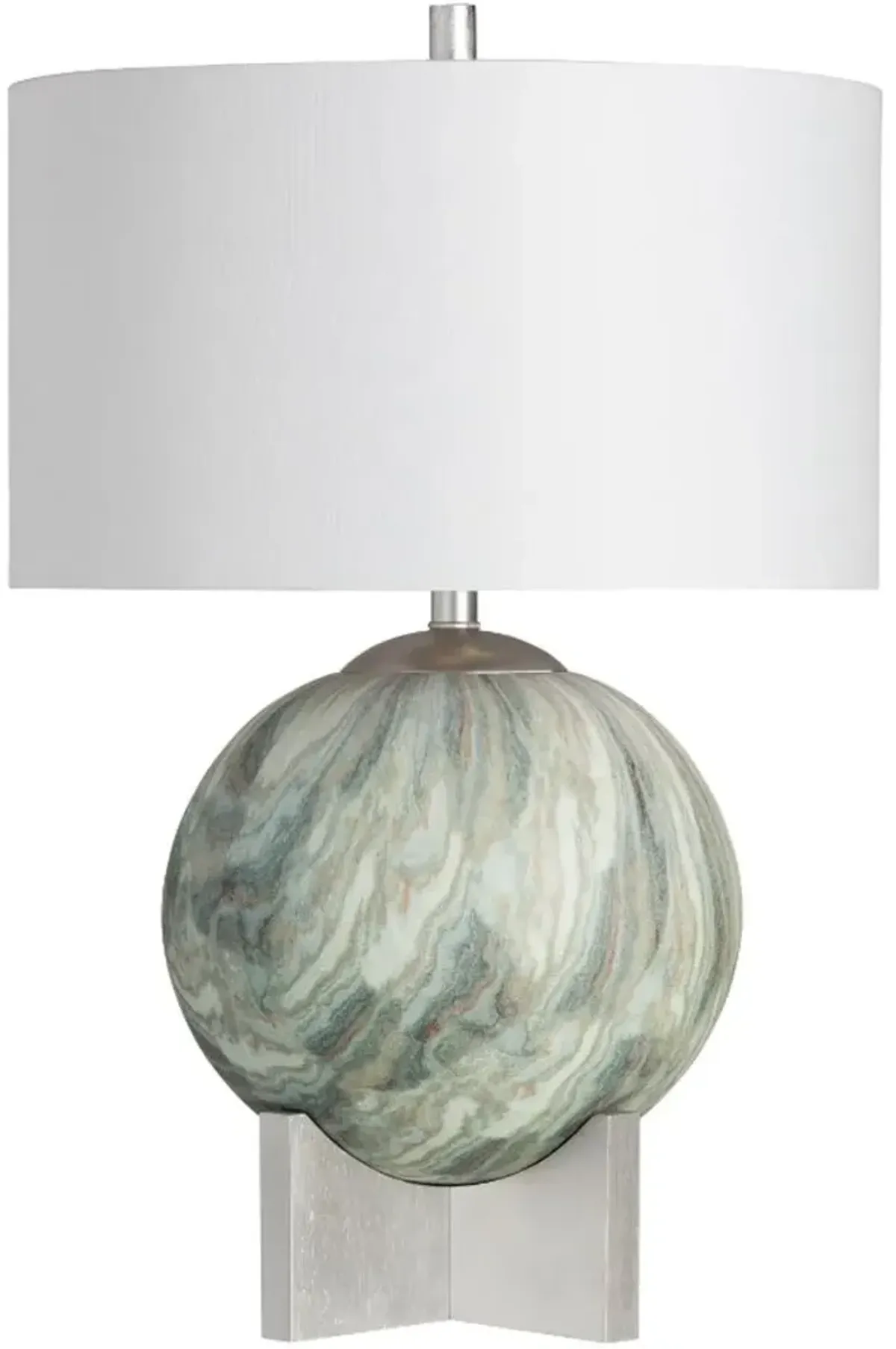 Crestview Collection Solace Green Table Lamp