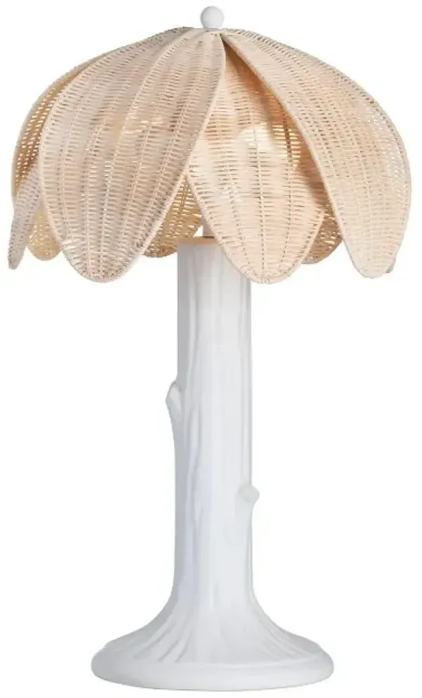 Crestview Collection Willa White Table Lamp